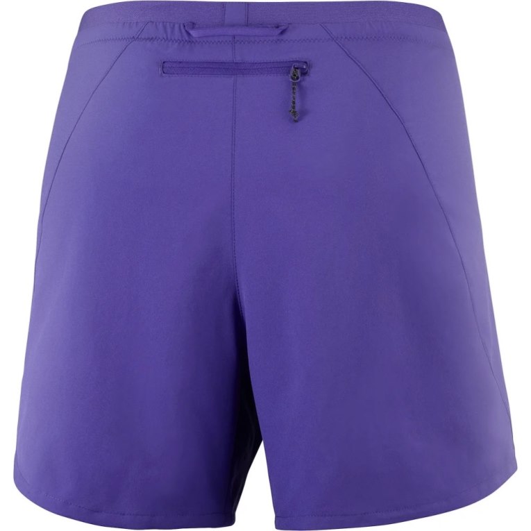 Salomon Cross 5'' Women's Running Shorts Blue | CA 61O7